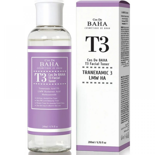 Тонер для лица с транексамовой кислотой COS DE BAHA T3 Facial Toner (T3) L2476 фото