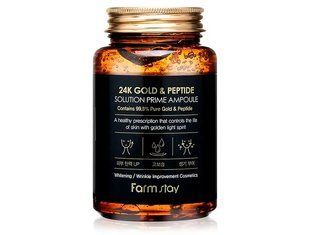 Омолоджуюча сироватка FarmStay 24K Gold & Peptide Solution Prime Ampoule L1489 фото