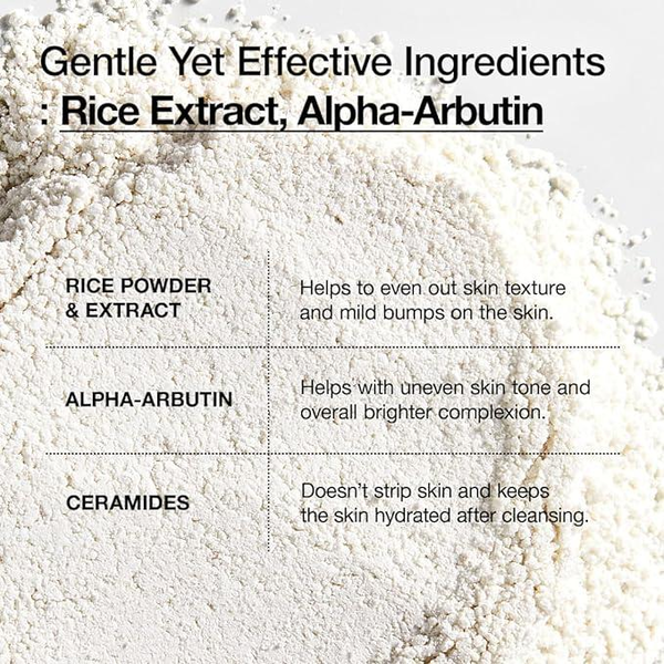 Ензимна пудра для глибокого очищення шкіри ANUA RICE ENZYME BRIGHTENING CLEANSING POWDER L0602 фото