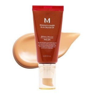 BB крем з ідеальним покриттям MISSHA M Perfect Cover Blemish Balm BB Cream (SPF42 PA++) Оттенок: 25 тон L2887 фото