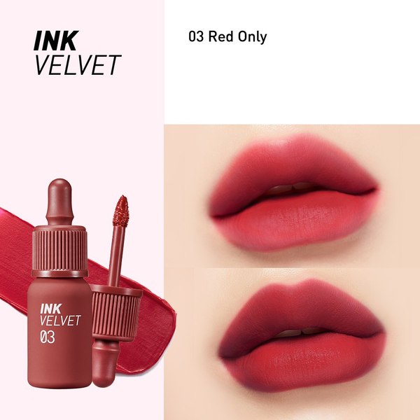 Матовый тинт для губ PERIPERA New Ink The Velvet (AD) #03 RED ONLY L1309 фото