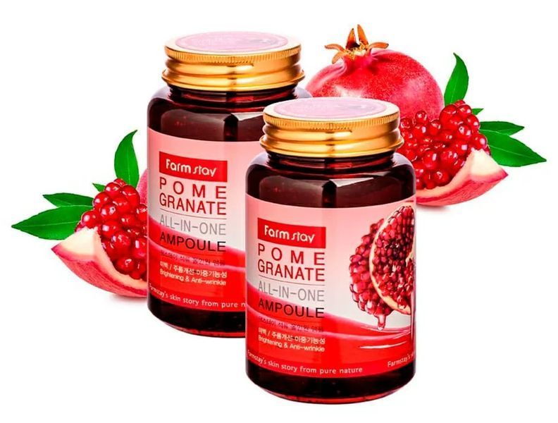 Ампульная сыворотка для лица FarmStay Pomegranate All-In-One Ampoule L0026 фото