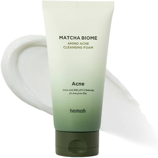 Балансувальна пінка для проблемної шкіри Heimish MATCHA BIOME AMINO ACNE CLEANSING FOAM L0180 фото