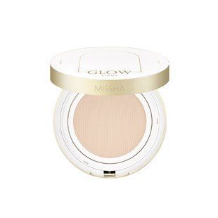 Тональний крем-кушон зволожувальний MISSHA GLOW_CUSHION_LIGHT_[NO.21P_FAIR] L2893 фото