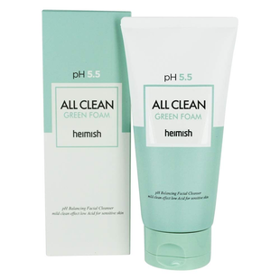 Матуюча пінка для вмивання HEIMISH All Clean Green Foam L1314 фото