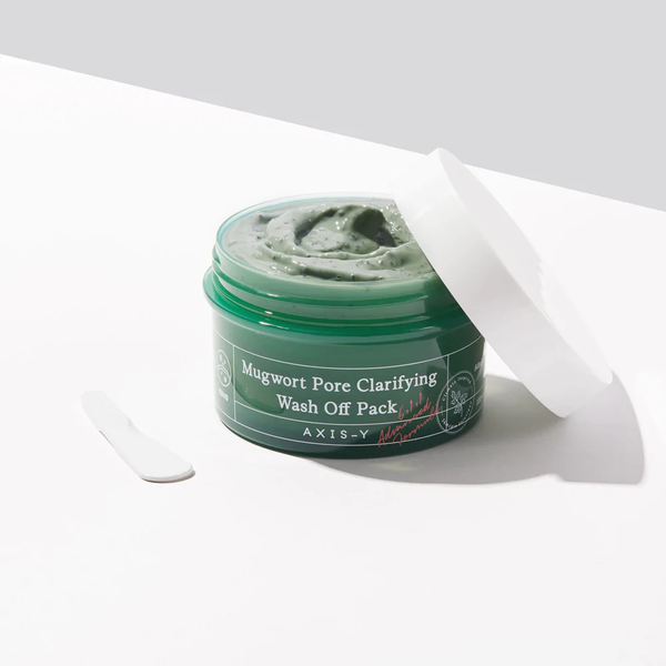Глиняная маска для проблемной кожи Axis-Y Mugwort Pore Clarifying Wash Off Pack L2432 фото