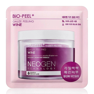 Тришарові пілінгові диски з винним екстрактом Neogen Dermalogy Bio Peel Gauze Peeling Wine L2896 фото