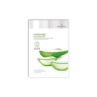 Тканинна маска для обличчя з екстрактом соку алое BeauuGreen Hydrating Aloe Essence Mask L2096 фото