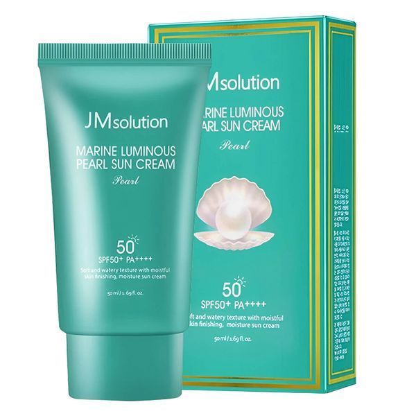Крем солнцезащитный увлажняющий JMsolution Marine Luminous Pearl Sun Cream L2688 фото
